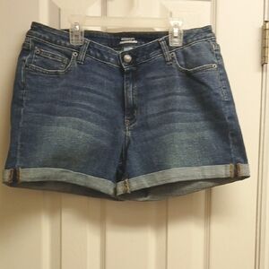 AMAZON ESSENTIALS Denim Blue Jean Women's Shorts Size 14